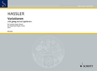 Variationen "Ich gieng einmal spatieren"für Klavier (Orgel, Cembalo)