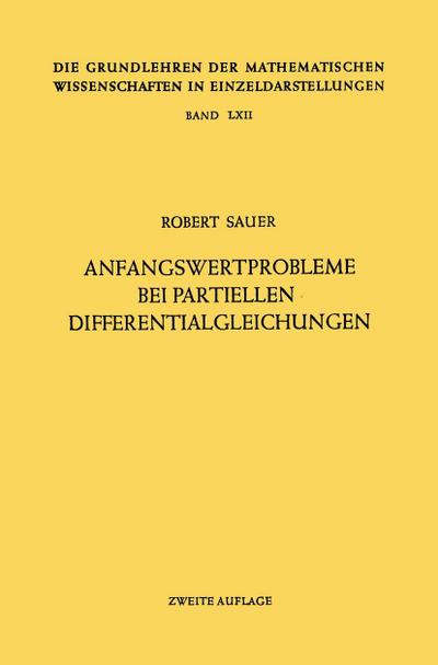 Anfangswertprobleme bei Partiellen Differentialgleichungen