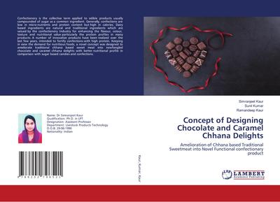 Concept of Designing Chocolate and Caramel Chhana Delights