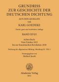 Achtes Buch: Vom Frieden 1815 bis zur französischen Revolution 1830