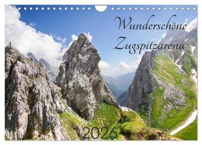 Wunderschöne Zugspitzarena (Wandkalender 2026 DIN A4 quer), CALVENDO Monatskalender