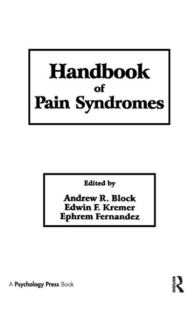 Handbook of Pain Syndromes