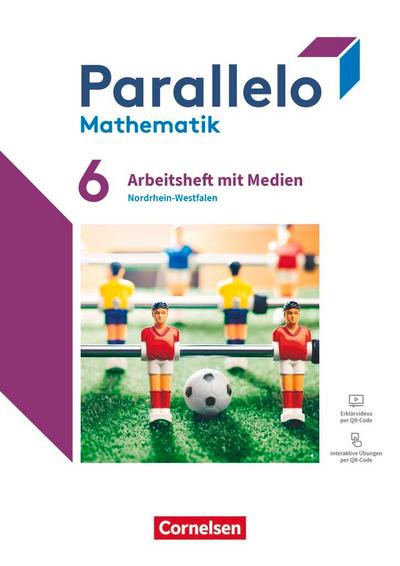 Parallelo 6. Schuljahr - Ausgabe 2022 - Nordrhein-Westfalen - Arbeitsheft mit Medien und Lösungen