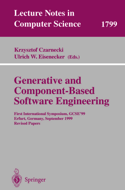 Generative and Component-Based Software Engineering