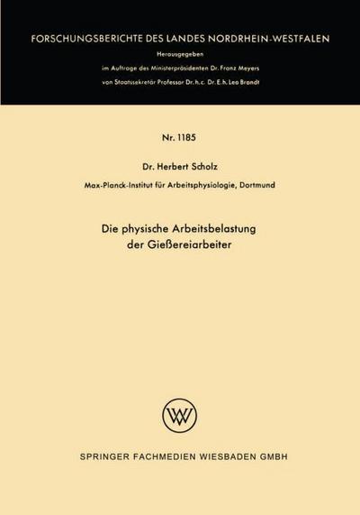 Die physische Arbeitsbelastung der Gießereiarbeiter