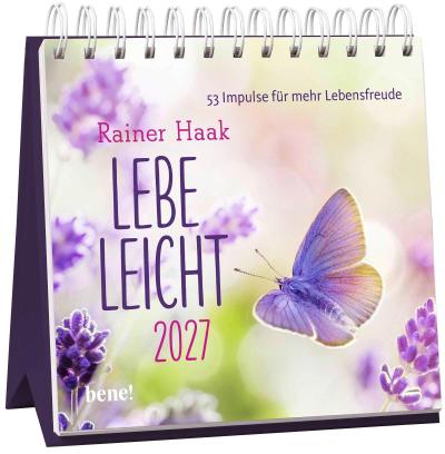 Wochenkalender 2027: Lebe leicht