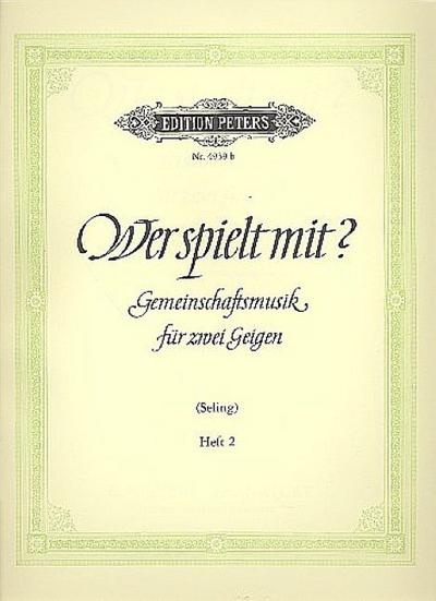 Wer spielt mit Band 2Musik für 2 Violinen