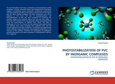 PHOTOSTABILIZATION OF PVC BY INORGANIC COMPLEXES