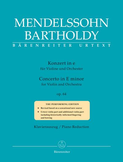 Konzert für Violine und Orchester e-Moll op. 64