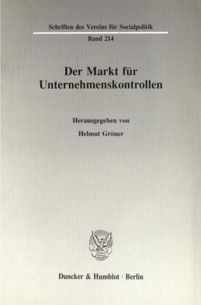 Der Markt für Unternehmenskontrollen.