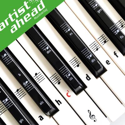 ARTIST AHEAD® Noten Aufkleber für Klavier & Ke