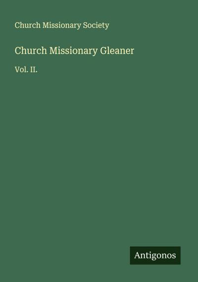 Church Missionary Gleaner
