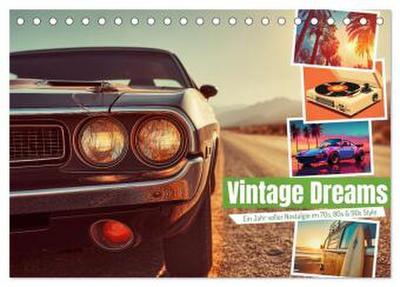 Vintage Dreams (Tischkalender 2026 DIN A5 quer), CALVENDO Monatskalender