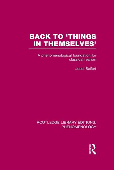 Back to ’Things in Themselves’