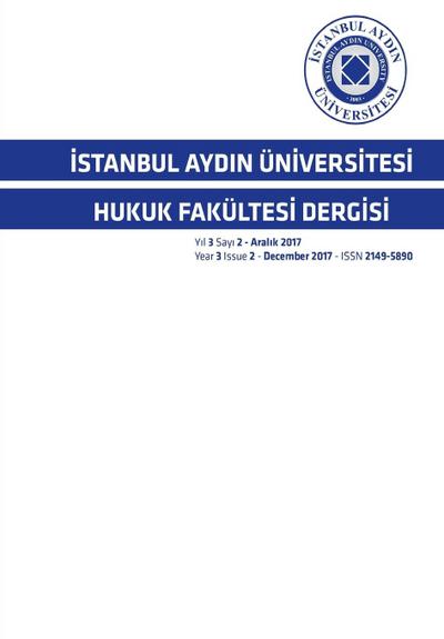 ¿STANBUL AYDIN ÜN¿VERS¿TES¿ HUKUK FAKÜLTES¿ DERG¿S¿
