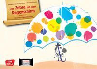 Das Zebra mit dem Regenschirm