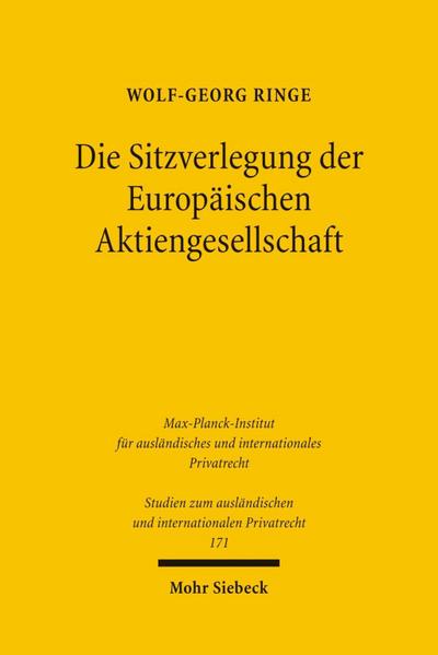 Die Sitzverlegung der Europäischen Aktiengesellschaft