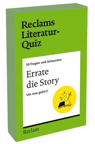 Errate die Story. Um was geht’s? 50 Fragen und Antworten für Büchermenschen