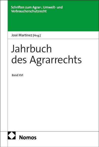 Jahrbuch des Agrarrechts Band XVI