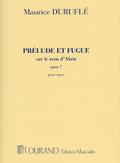 Prelude et fugue sur le nomd’Alain op.7 pour orgue