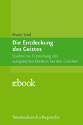 Die Entdeckung des Geistes von Bruno Snell | Ebook