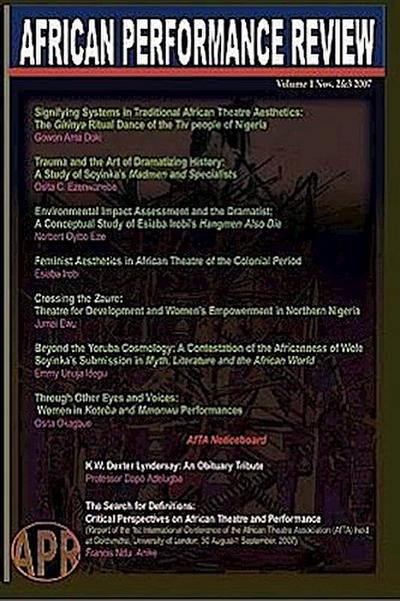 African Performance Review Vol 1 Nos 2&3
