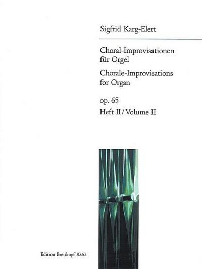 36 Choralimprovisationen op.65 Band 2für Orgel