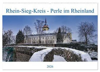 Rhein-Sieg-Kreis - Perle im Rheinland (Wandkalender 2026 DIN A2 quer), CALVENDO Monatskalender