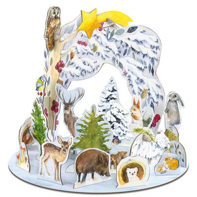 Steck-Adventskalender ’Tiere im Winter’