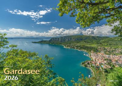 Gardasee 2026 Bildkalender A3 cm quer, spiralgebunden