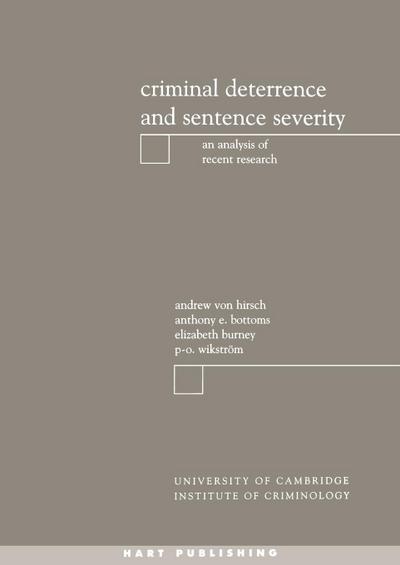 Criminal Deterrence and Sentence Severity