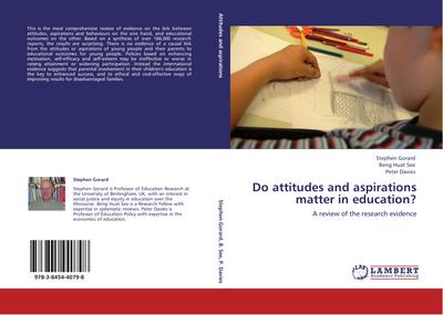 Do attitudes and aspirations matter in education?