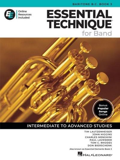 Essential Technique for Band - Baritone B.C. Book 3 with Online Resources