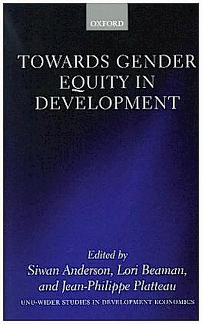 Towards Gender Equity in Development