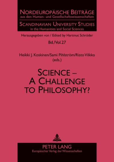 Science - A Challenge to Philosophy?