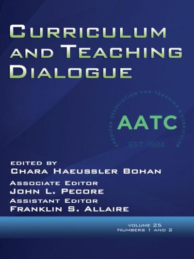 Curriculum and Teaching Dialogue