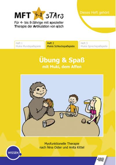 MFT 4-8 Stars - Für 4- bis 8-Jährige mit spezieller Therapie der Artikulation von s/sch - Übung & Spaß mit Muki, dem Affen. H.2