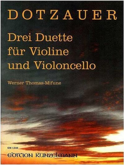 3 Duettefür Violine und Violoncello