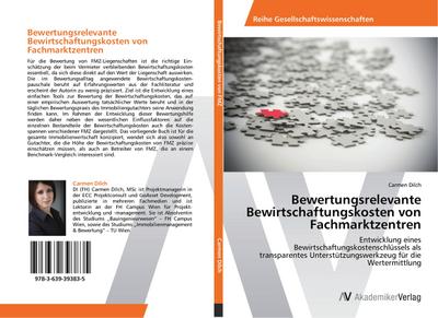 Bewertungsrelevante Bewirtschaftungskosten von Fachmarktzentren
