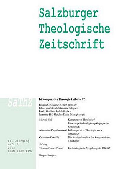 Salzburger Theologische Zeitschrift. 17. Jahrgang, 2. Heft 2013