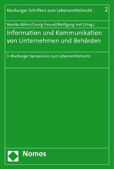 Information und Kommunikation von Unternehmen und Behörden