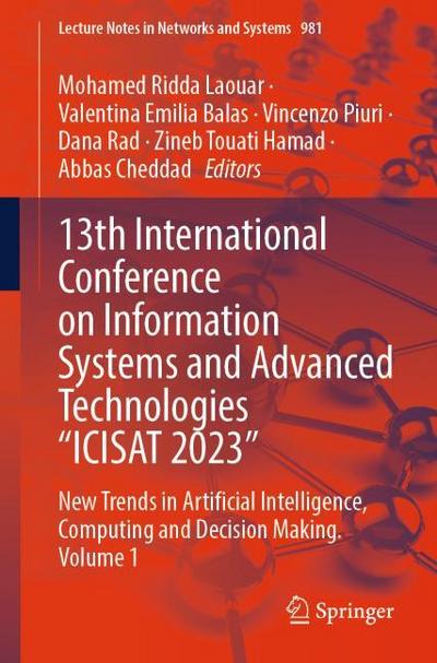 13th International Conference on Information Systems and Advanced Technologies ICISAT 2023