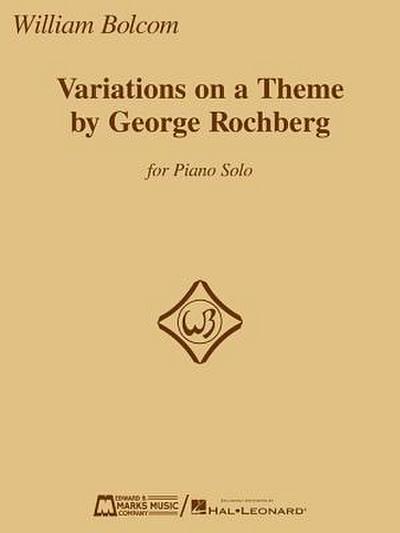 Variations on a Theme by George Rochberg: For Piano Solo