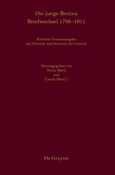 Die junge Bettina. Briefwechsel 1796-1811, 4 Teile