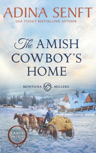 The Amish Cowboy’s Home (Large Print Hardcover)