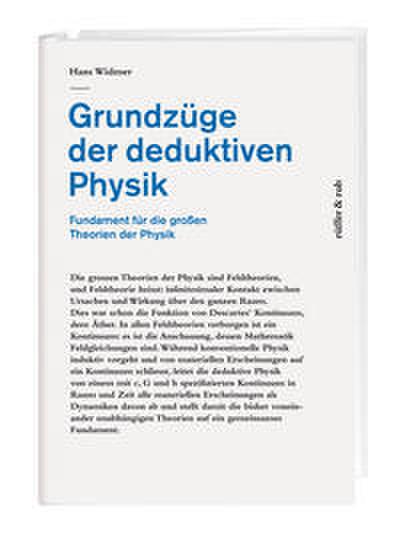 Grundzüge der deduktiven Physik