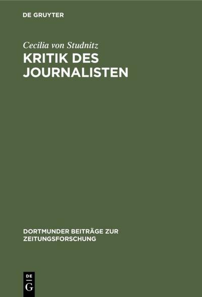 Kritik des Journalisten