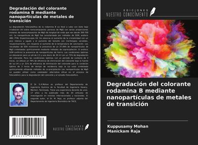 Degradación del colorante rodamina B mediante nanopartículas de metales de transición