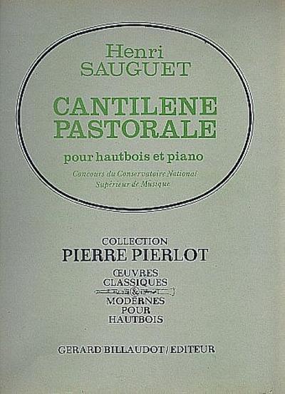 Cantilene pastoralepour hautbois et piano