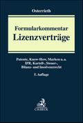 Formularkommentar Lizenzverträge